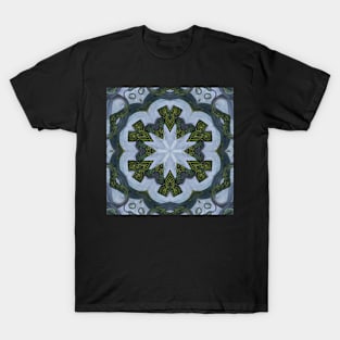 Abstract Sci-fi bio-tech Kaleidoscope pattern (Seamless) 12 T-Shirt